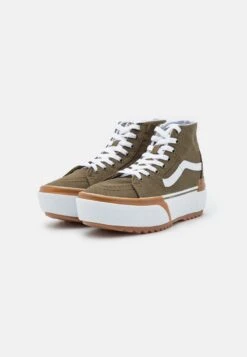 Vans SK8-HI TAPERED STACKED - Sneaker High - Dark Olive -Vans 004c8d1d5bca43f293a276e05b99ec6d
