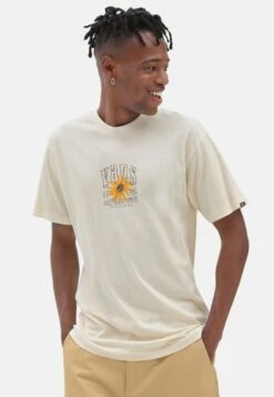 Vans WASHED FLORAL LOGO VINTAGE SS - T-Shirt Print - White -Vans 02375c7631844ce78db2022a372fb7d8 1