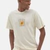 Vans WASHED FLORAL LOGO VINTAGE SS - T-Shirt Print - White