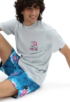 Vans PEACE FLOWER SS - T-Shirt Print - Ballad Blue -Vans 05027a5ba3594417b1a5f4803ea2adb1