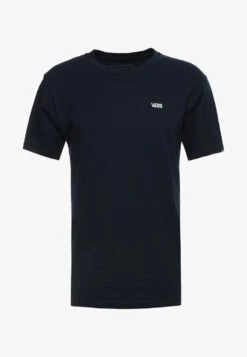 Vans LEFT CHEST LOGO - T-Shirt Basic - Navy/white -Vans 104caf189d494c7195e619194ecff576
