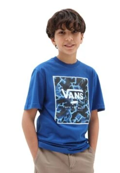 Vans BY BOX - T-Shirt Print - Medium Blue -Vans 10ab9ad8ec2c442d93757e02c3b86e1b 1