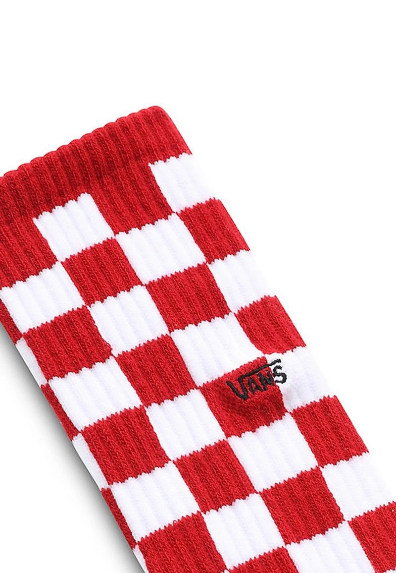 Vans CHECKERBOARD CREW II - Socken - Red-white Check 2 Vans CHECKERBOARD CREW II - Socken - Red-white Check – Bild 2