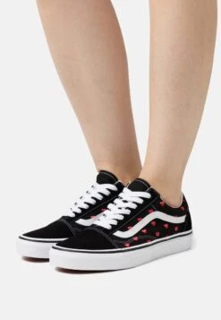Vans OLD SKOOL - Sneaker Low - Black/red/white