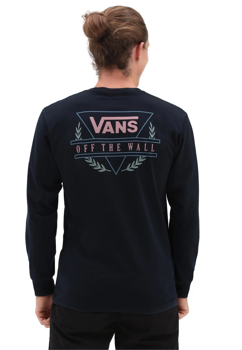 Vans CRESTED SHAPER LS - Langarmshirt - Navy 1 Vans CRESTED SHAPER LS - Langarmshirt - Navy