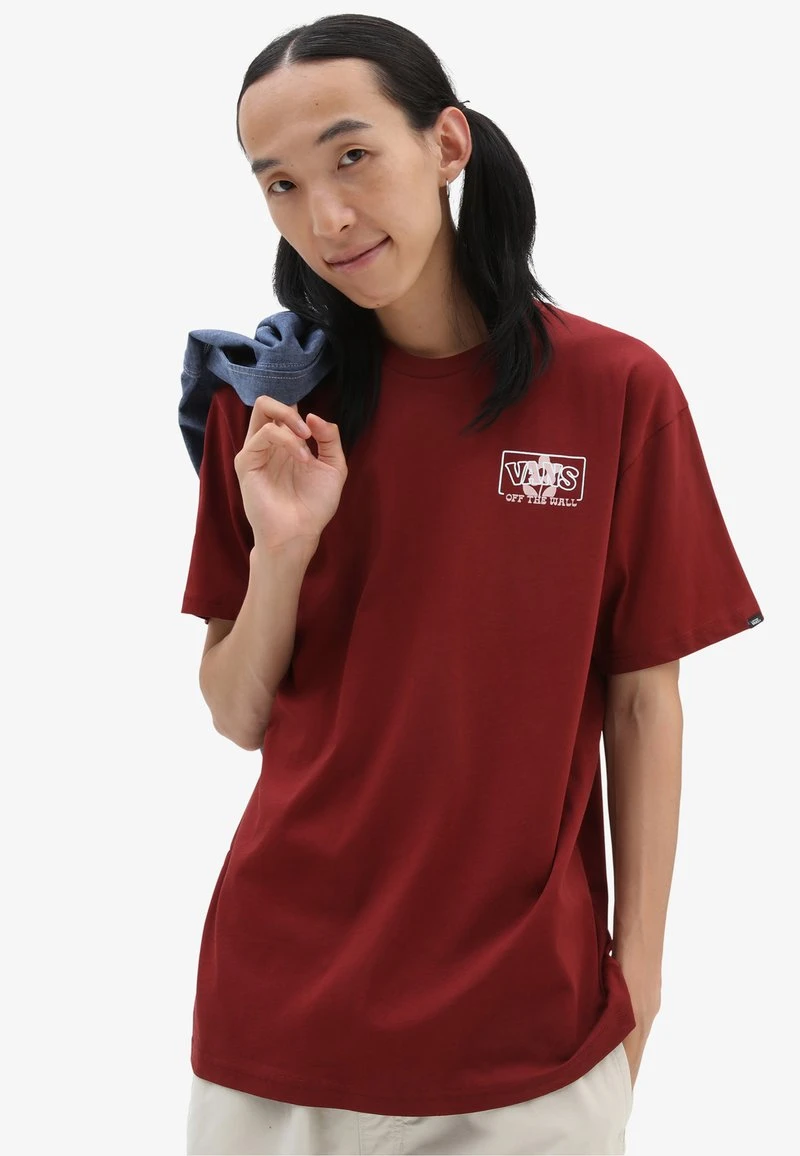 Vans BOXED LOGO FORAL SS TEE - T-Shirt Print - Medium Red 2 Vans BOXED LOGO FORAL SS TEE - T-Shirt Print - Medium Red – Bild 2