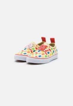 Vans AUTHENTIC ELASTIC LACE UNISEX - Sneaker Low - White/red -Vans 1a4307c323d140449c6969073041e55d