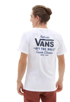 Vans MN HOLDER ST CLASSIC - T-Shirt Print - White