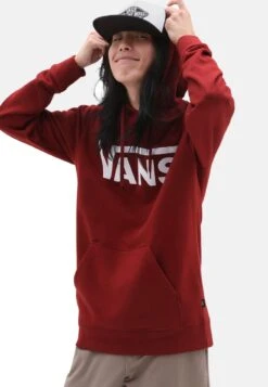Vans MN CLASSIC PO H - Kapuzenpullover - Medium Red -Vans 20a8b1d16ed24850b4769792d44ea219 1