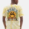 Vans PEACE TIE DYE SS - T-Shirt Print - Bright Yellow