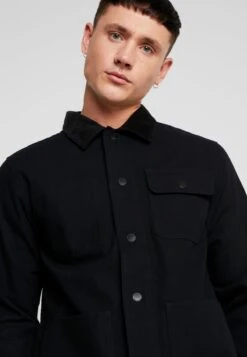 Vans DRILL CHORE - Leichte Jacke - Black -Vans 23639ba777864f32a4e3768b2f3a8b28