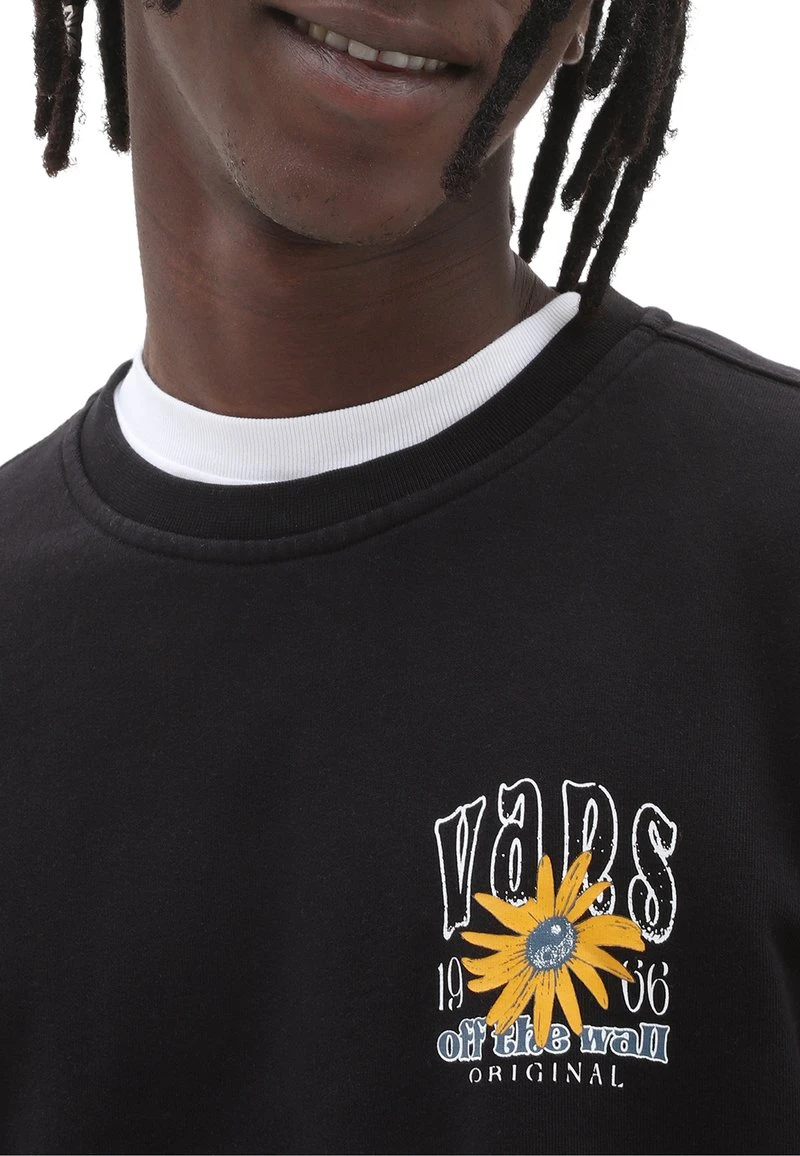 Vans SMALL FLOWER CREW - Sweatshirt - Black 2 Vans SMALL FLOWER CREW - Sweatshirt - Black – Bild 2