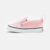 Vans TD SLIP-ON V - Sneaker Low - Powder Pink/true White