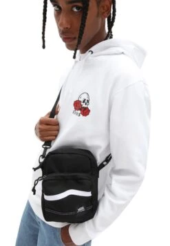 Vans MN CONSTRUCT SHOULDER BAG - Umhängetasche - Black/white