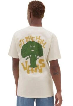 Vans OFF THE BROCCOLI SS TEE - T-Shirt Print - White