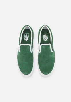Vans CLASSIC SLIP ON UNISEX - Slipper - Club Green/white -Vans 3040fe07981247f9bc0385c7921c6ade