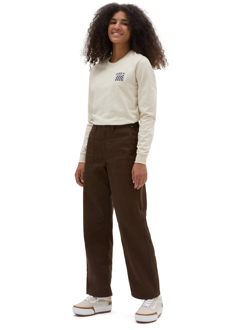 Vans SASHI OS LS - Langarmshirt - Light Beige 1 Vans SASHI OS LS - Langarmshirt - Light Beige