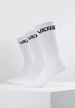 Vans CLASSIC CREW 3 PACK - Socken - White