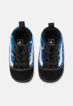 Vans IN OLD SKOOL CRIB UNISEX - Krabbelschuh - Lightning Black/blue -Vans 34e6fce61da0469188c58411c2e6912f