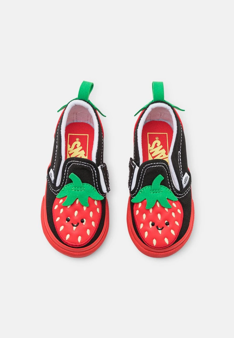 Vans SLIP-ON V BERRY UNISEX - Sneaker Low - Red/black 1 Vans SLIP-ON V BERRY UNISEX - Sneaker Low - Red/black