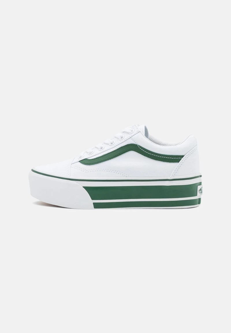Vans OLD SKOOL STACKFORM - Sneaker Low - Green/true White 2 Vans OLD SKOOL STACKFORM - Sneaker Low - Green/true White – Bild 2