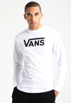 VANS CLASSIC LS - Langarmshirt - White/black -Vans 3971f438824e40f4a73220123e834f33 1