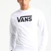 VANS CLASSIC LS - Langarmshirt - White/black