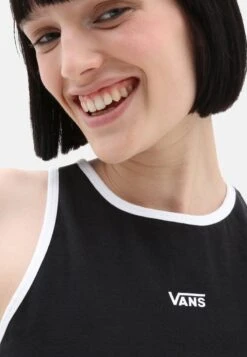 Vans LONGLINE RACERBACK BRALETTE - Top - Black -Vans 3a5e23e3fc2e4b4fa30a9e41df848b87
