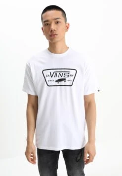 Vans MN FULL PATCH - T-Shirt Print - White/black