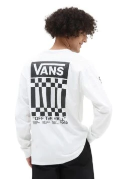 Vans OFF THE WALL CHECK GRAPHIC - Langarmshirt - White -Vans 3e29e2a218b640d59ee23494ebce3be9 1