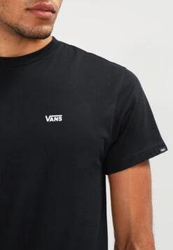 Vans LEFT CHEST LOGO - T-Shirt Basic - Black -Vans 3f70aa5036894c058eb1d77b349ec1f3
