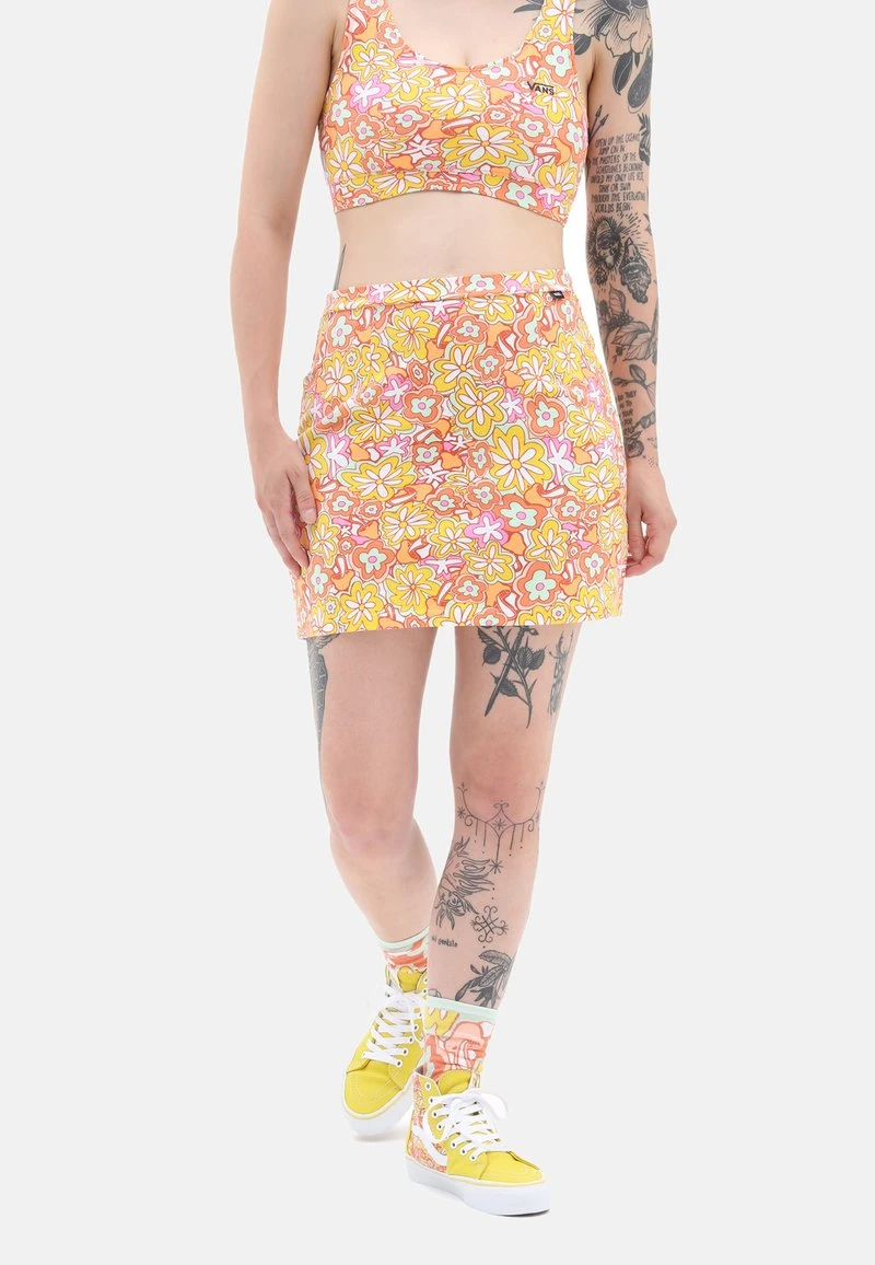 Vans RESORT FLORAL - Minirock - Medium Orange 1 Vans RESORT FLORAL - Minirock - Medium Orange