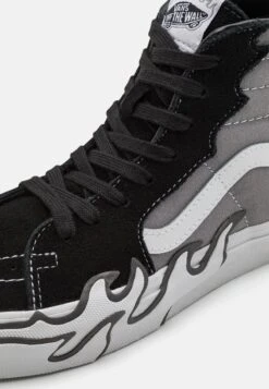 Vans SK8-HI FLAME UNISEX - Sneaker High - Gray 11 Vans SK8-HI FLAME UNISEX - Sneaker High - Gray -Vans 433169a67cc84682bc96c71cbeee623e