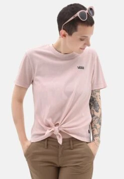 Vans V WASH KNOT - T-Shirt Basic - Medium Pink 10 Vans V WASH KNOT - T-Shirt Basic - Medium Pink -Vans 443e189f903f44e39047f3a015887869 1