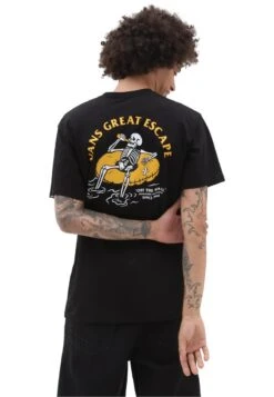 Vans PERMANENT VACATION SS - T-Shirt Print - Black 10 Vans PERMANENT VACATION SS - T-Shirt Print - Black -Vans 44ac35a80e174a8f8339725fe6a7fe9e 4