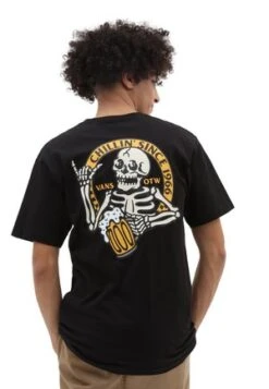 Vans COLD ONES SS - T-Shirt Print - Black -Vans 47821302a1894a8faff7459a8f41019d