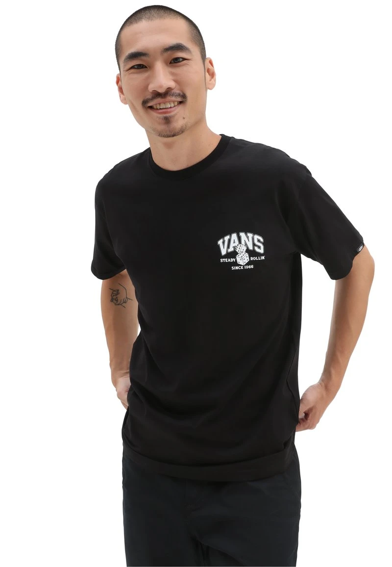 Vans STEADY ROLLIN SS - T-Shirt Print - Black 1 Vans STEADY ROLLIN SS - T-Shirt Print - Black