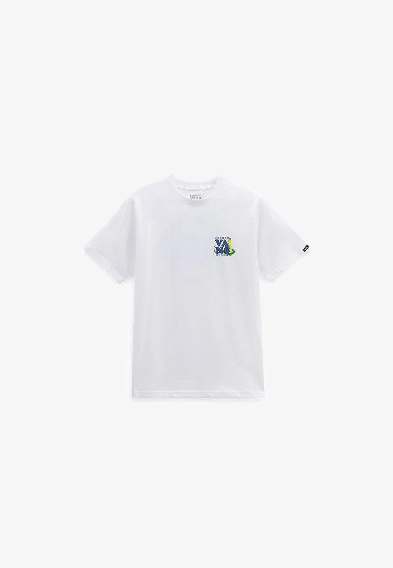 Vans SNAKE SS - T-Shirt Print - White 1 Vans SNAKE SS - T-Shirt Print - White