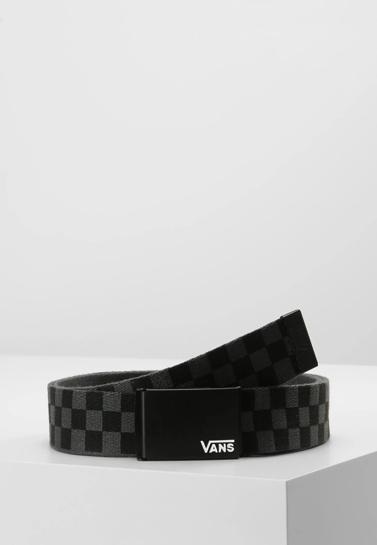 Vans MN DEPPSTER II WEB BELT - Gürtel - Black/charcoal 1 Vans MN DEPPSTER II WEB BELT - Gürtel - Black/charcoal