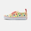 Vans AUTHENTIC ELASTIC LACE UNISEX - Sneaker Low - White/red