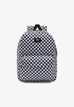 Vans MN OLD SKOOL CHECK BACKPACK - Tagesrucksack - Black Charcoal -Vans 4e373840198344469c0db8138be5341d