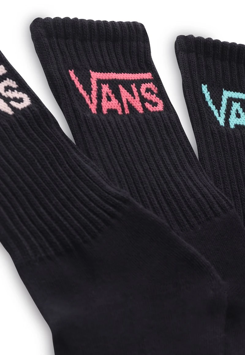 Vans WM CLASSIC CREW WMNS 3PK - Socken - Black 2 Vans WM CLASSIC CREW WMNS 3PK - Socken - Black – Bild 2