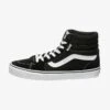 Vans FILMORE HI - Sneaker High - Suede Canvas Black White