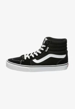 Vans FILMORE HI - Sneaker High - Suede Canvas Black White