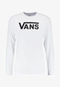 VANS CLASSIC LS - Langarmshirt - White/black -Vans 51ee6104417c4c16822ab43ad0c9723c
