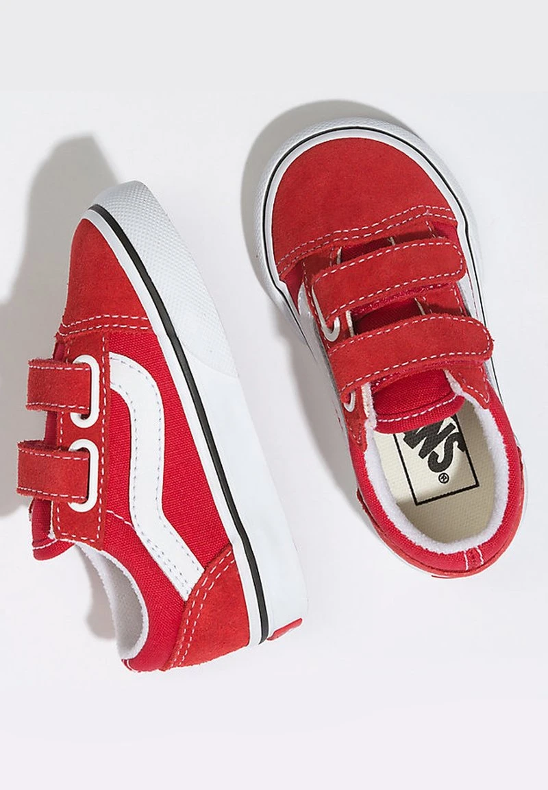 Vans TD OLD SKOOL V - Sneaker Low - Racing Red True White 2 Vans TD OLD SKOOL V - Sneaker Low - Racing Red True White – Bild 2