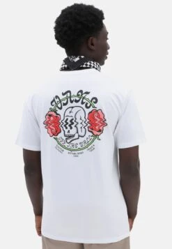 Vans SHAKEN SKULL SS TEE - T-Shirt Print - White -Vans 5bdc7500ea794b8f8edc1f029b9937f4 2