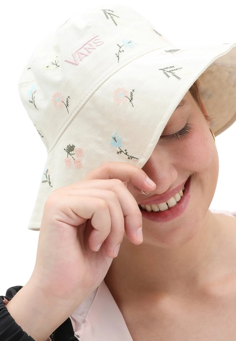 Vans MICRO FLORAL BUCKET - Hut - White 1 Vans MICRO FLORAL BUCKET - Hut - White