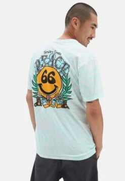 Vans RECORDS SS - T-Shirt Print - Medium Beige -Vans 633be73a954243cbbbe356aef3458884