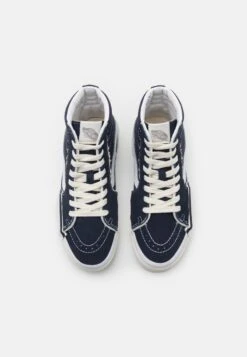 Vans SK8 HI RECONSTRUCT UNISEX - Sneaker High - Navy/white 9 Vans SK8 HI RECONSTRUCT UNISEX - Sneaker High - Navy/white -Vans 653f0b0921e0494e9a5eac48a38bff22